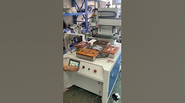 Calculator button screen printing machine, remote control button panel screen printing machine丝印机移印机