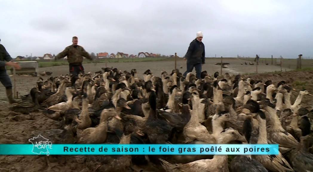 Le foie gras poêlé aux poires