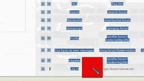 How to edit navigations on Forumotion?