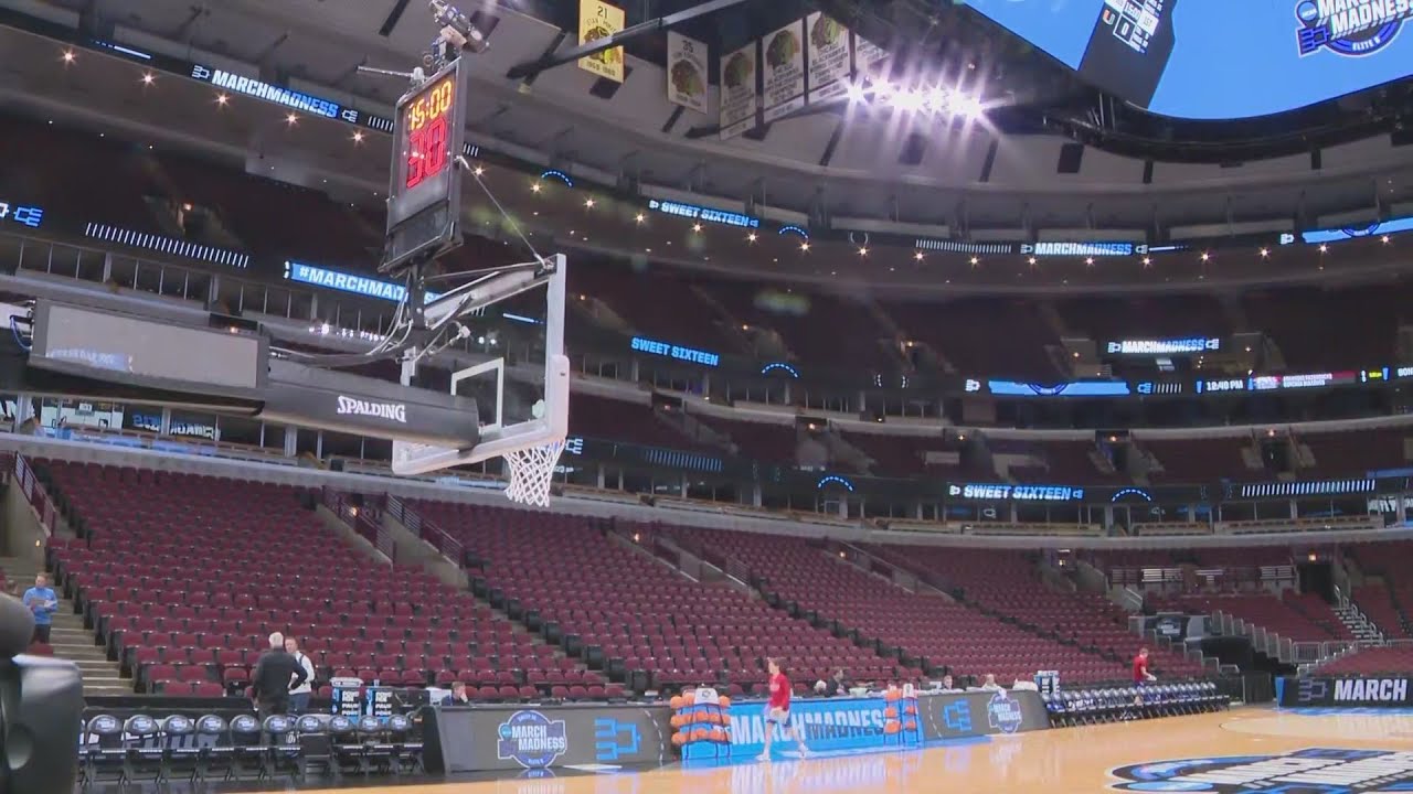 March Madness action underway at the United Center