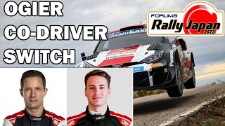 Sébastien Ogier Co-Driver Switch | Forum8 Rally Japan 2022