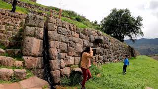 Hidden Inca ancestral engineering in Tipon, Inca hydraulic water channels, and floating steps