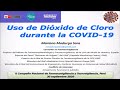 USO DEL DIÓXIDO DE CLORO DURANTE LA COVID-19