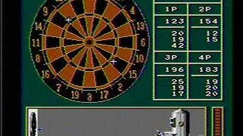 Magic Darts (Romstar, 1991) - NES Gameplay