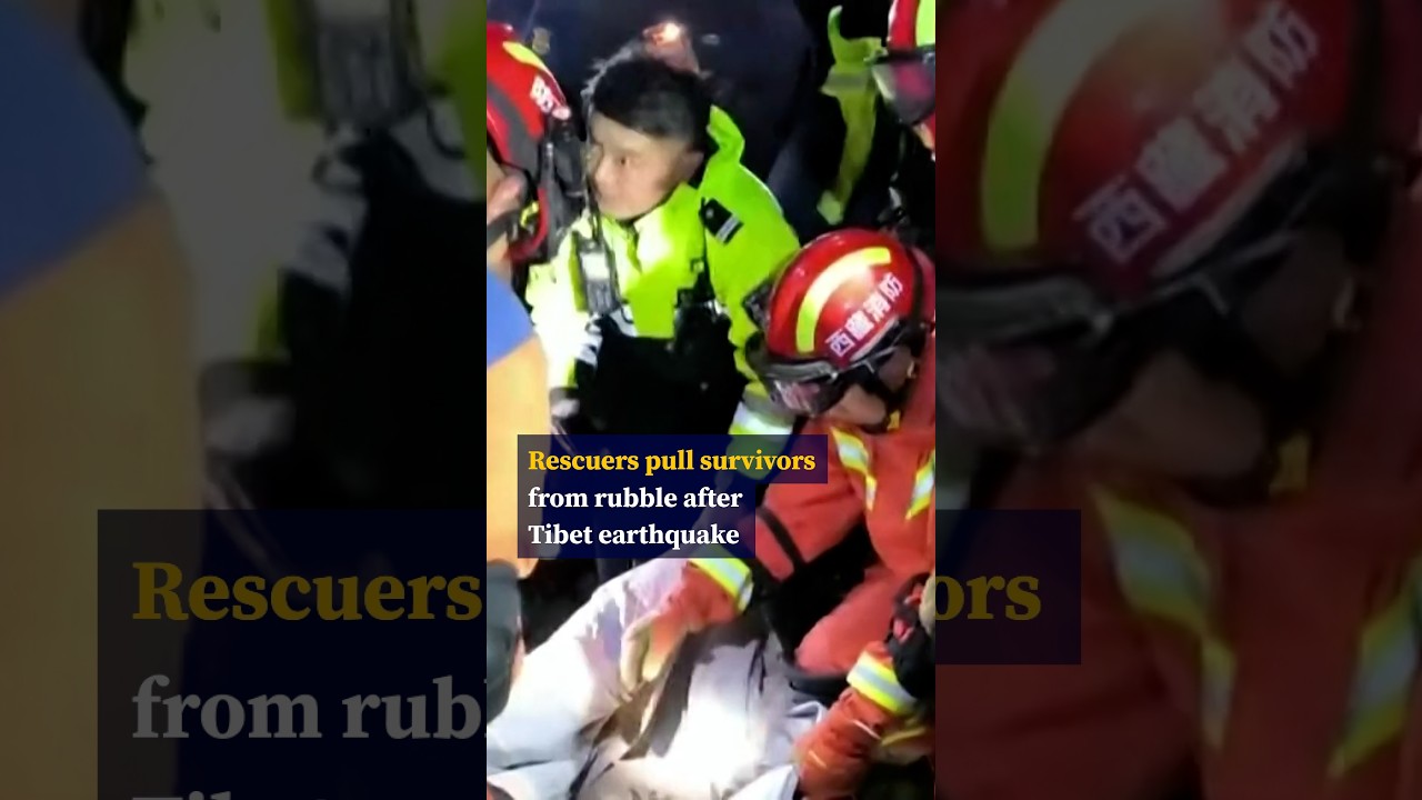 Rescuers pull survivors from rubble after Tibet earthquake