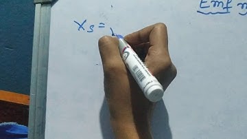 Module 4:solved problem on emf method of alternator