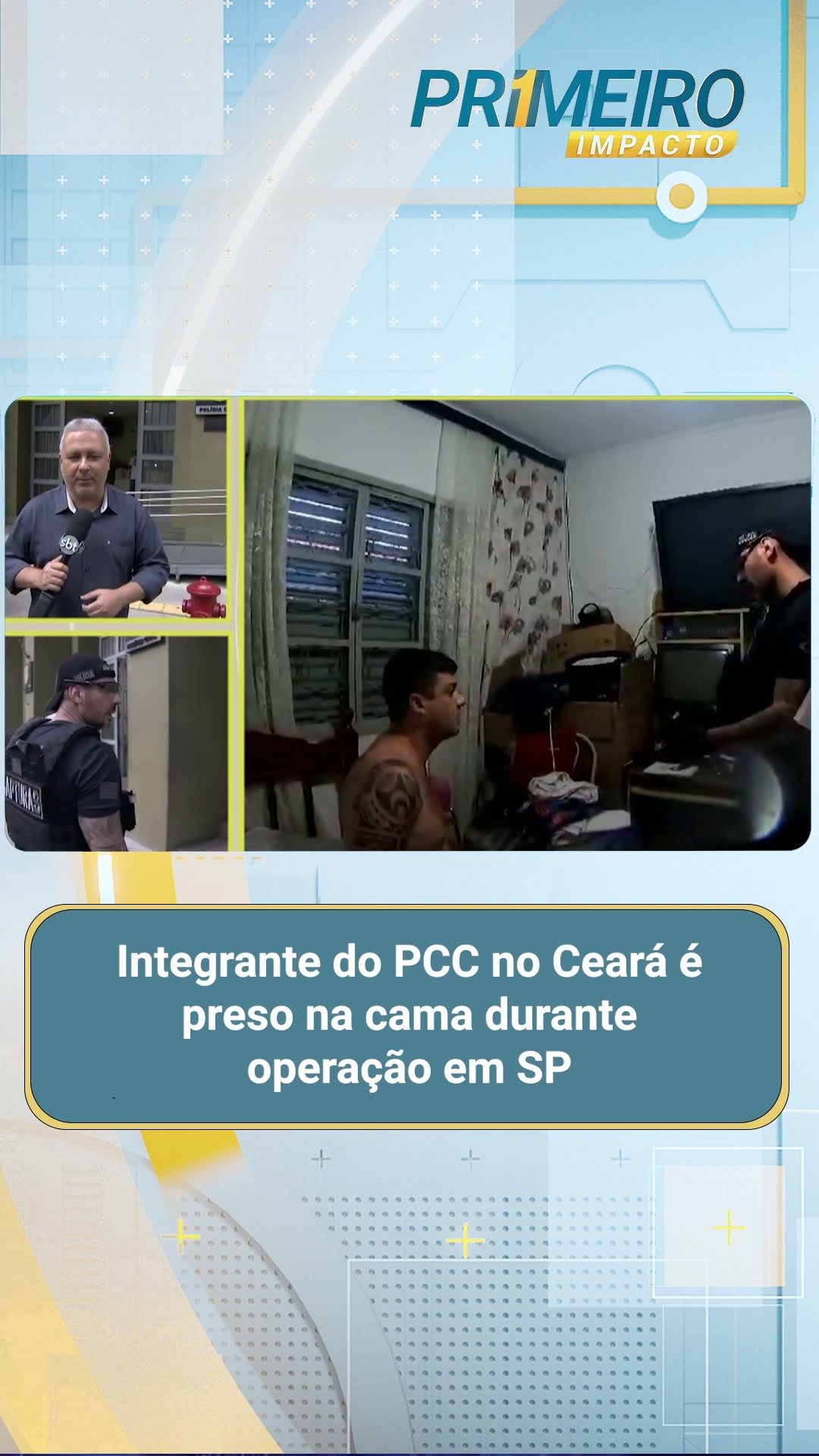 Integrante do PCC no Ceará é preso após ficar escondido em SP