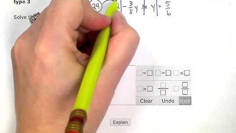 Solving a linear inequality with multiple occurrences of the variable:  Problem type 3
