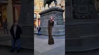 Illusion Part 6?? Egypt Statue illusion trick bts magic statue impressive trend viral
