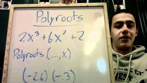 How to use Polyroot and nSolve on Nspires