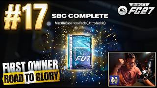 MY FIRST GUARANTEED HERO SBC PACK! WE PACK ANOTHER NEW LEEDS PLAYER!!!! | FC27 ROAD TO GLORY #17