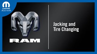 Jacking and Tire Changing | How To | 2026 Ram 1500 Ram 1500 Jack Points