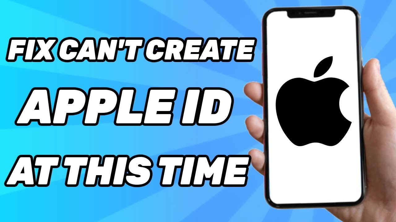 How To Fix Can t Create Apple ID At This Time YouTube How To Fix Can t Create Apple ID At This Time YouTube