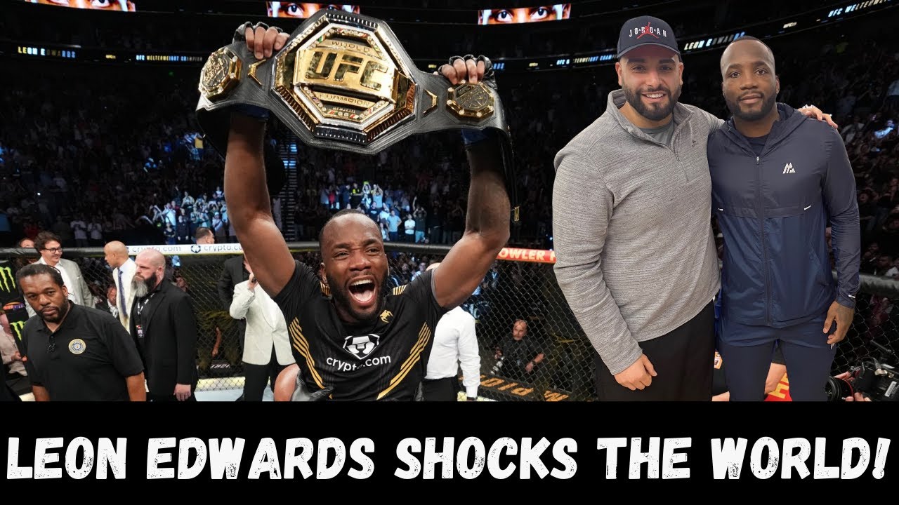 Leon Edwards SHOCKS The World! Headkick KOs Usman In Final Minute YouTube