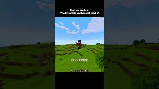 pov: your in the invincible wobble mod..☠️ #minecraft
