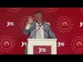 Coach Bruce Pearl addresses the JNS International Policy Summit (Jerusalem, Israel)