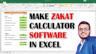 How to Make Zakat Calculator Software in Microsoft Excel screenshot 1