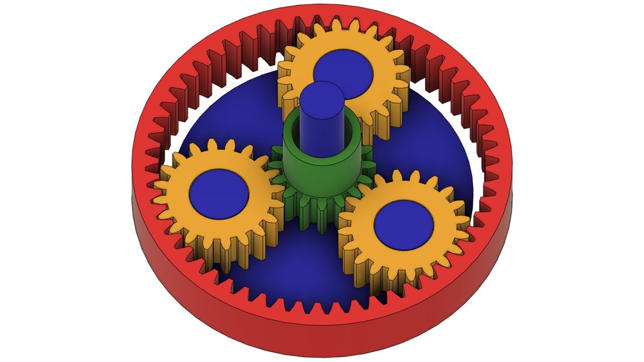 How to model Planetary Gears; Requirements, Gear Ratios, Helical