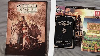 Octopath Traveler: The Complete Guide Unboxing (+ My Guide Collection)