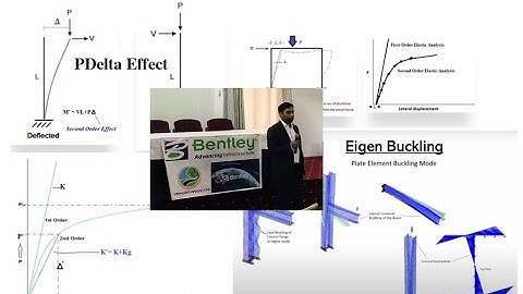Stability Analysis and Design in Staad (Part-1)|| PDelta , Buckling and Non Linear Analysis