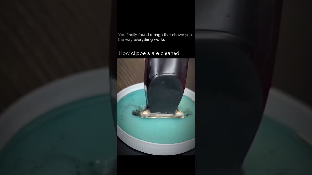 how clippers are cleaned