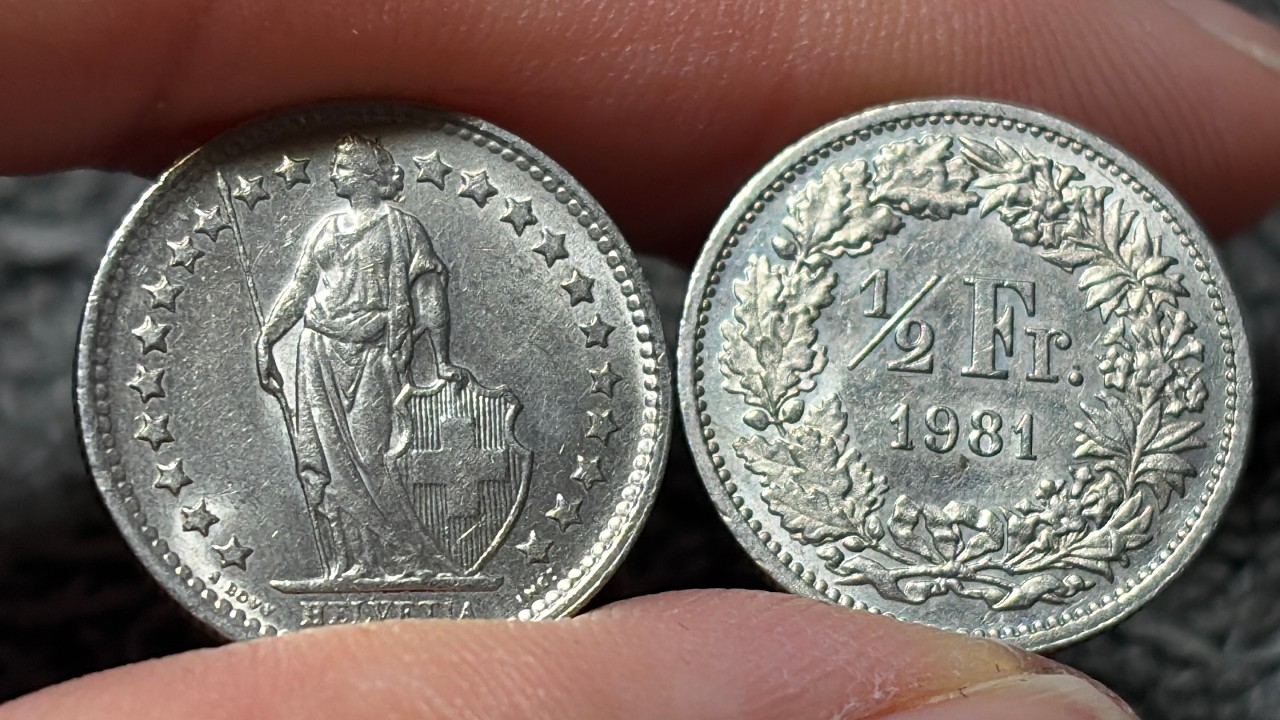 1981 Switzerland 1/2 Franc Coin • Values, Information, Mintage