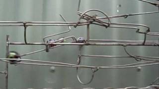 Rolling Ball Sculpture Track Component - Multiple Tipping Arm