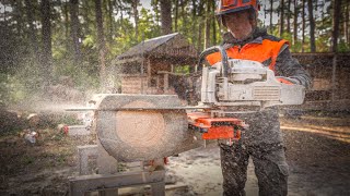 Thumbnail for Mobiles Sägewerk: 60m Holzbohlen aus Baumstamm selber sägen