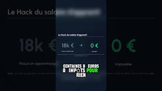 18 000€ de salaire, 0€ d'impôts. Légal. 🤯