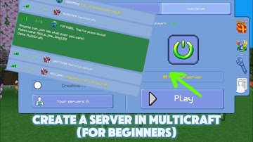 How to create a host server in MultiCraft! *2024* #multicraft