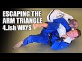 Escaping the Arm Triangle 4-ish Ways | Jiu-Jitsu Escapes