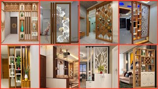 TOP 50 Living Room Wooden Wall Partition Ideas | Modern Wooden Room Divider Design