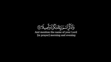 كرومة شاشة سوداء بصوت الشيخ #فارس_عباد#سورة_الإنسان