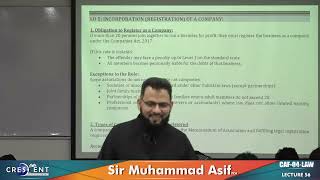 CAF 4 SIR MUHAMMAD ASIF LECTURE 56