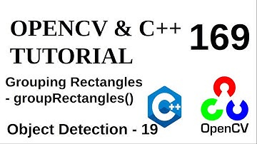 OPENCV & C++ TUTORIALS - 169 | groupRectangles() | Filtering Overlapping Rectangles