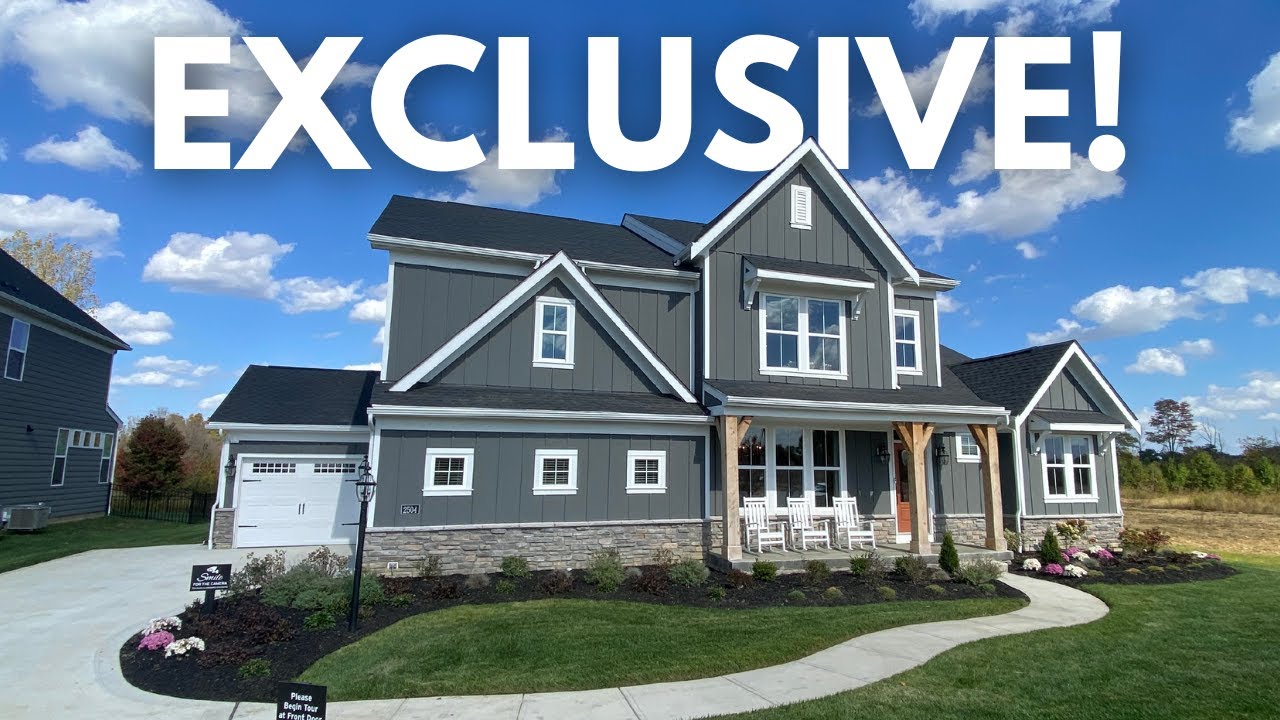 Exclusive Tour of NEW Custom Model Home Living in Hilliard Ohio