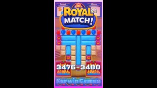 Royal Match Level 3476 3477 3478 3479 3480 - No Boosters Gameplay