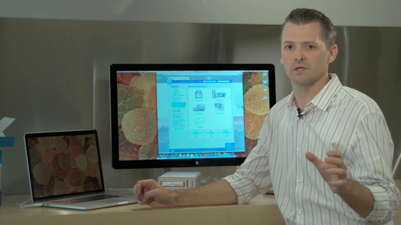 Setting up the G DOCK ev with Thunderbolt