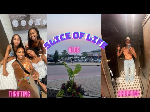 Slice of Life🤍: ☆thrifting, shopping, restaurant, productive☆