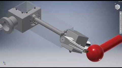 Video 1 minuto Autodesk Inventor.  Dispositivo para tornear esférico