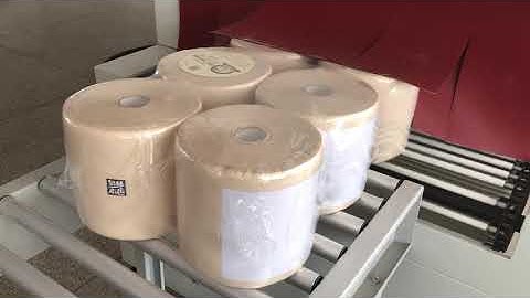 Jumbo roll tissue paper Multipack POF automatic shrink wrapper/wrapping/packaging/packing machine