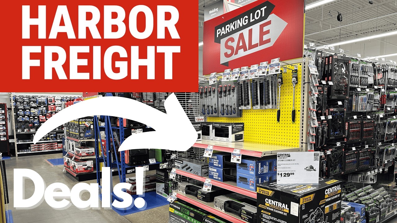 Best Harbor Freight Parking Lot Deals Yet!