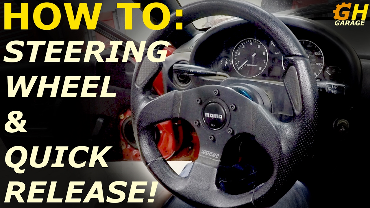 Steering Wheel Quick Release Install Melody Miata Build 5 Youtube
