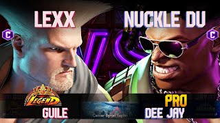 SF6 ➤ Lexx (Guile) vs Nuckle Du (Dee Jay) ✎ High-level Match FT2