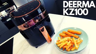 Frytkownica beztłuszczowa DEERMA KZ100 Air Fryer - TEST UNBOXING @DeermaPolska