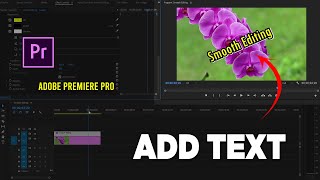 How to Add Text To Video Photo - Adobe Premiere Pro Tutorial screenshot 4