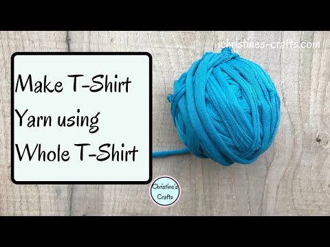 DIY Tutorial: How to Make T-Shirt Yarn (The Most Amazing of Yarns!) –  Upstairs Circus – DIY Workshop Meets Bar