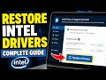 How to restore Intel drivers using Intel Driver & Support Assistant - Complete Guide