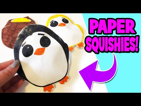 Easy DIY Adopt Me PAPER SQUISHIES at home!