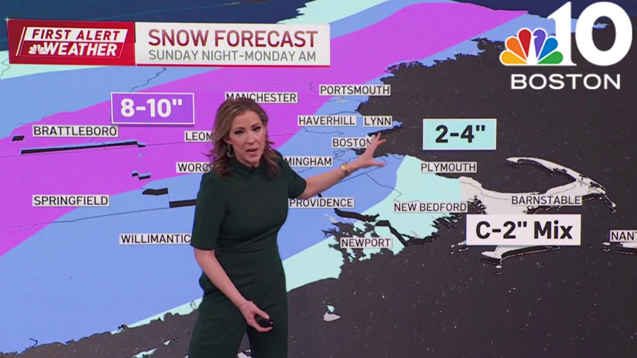 Boston snow | What to expect from winter storm Sunday into Monday